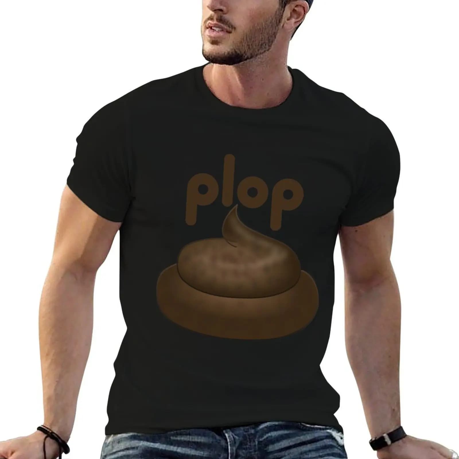 Plop T-Shirt customizeds oversized graphic tee clothing for men