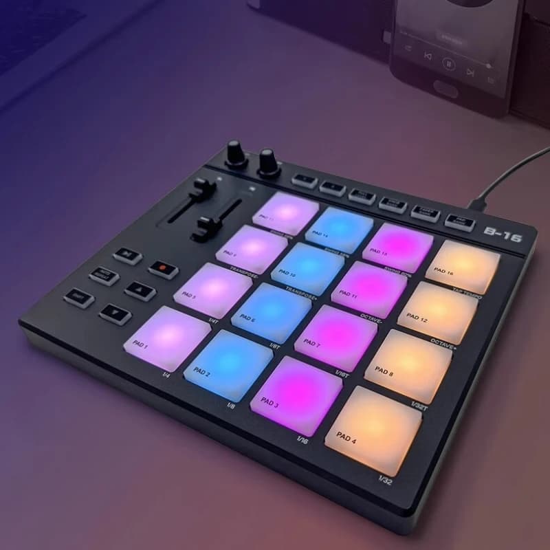 Electronic sound Rubik's Cube MIDI hit pad