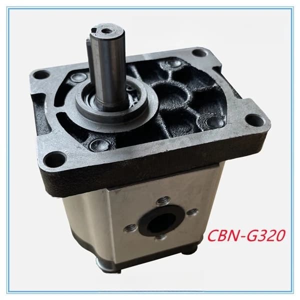 CBN-G320 316 325 Right Single Gear Pump WANKE Vanke High Pressure Gear Pump Cast Iron Front and Rear