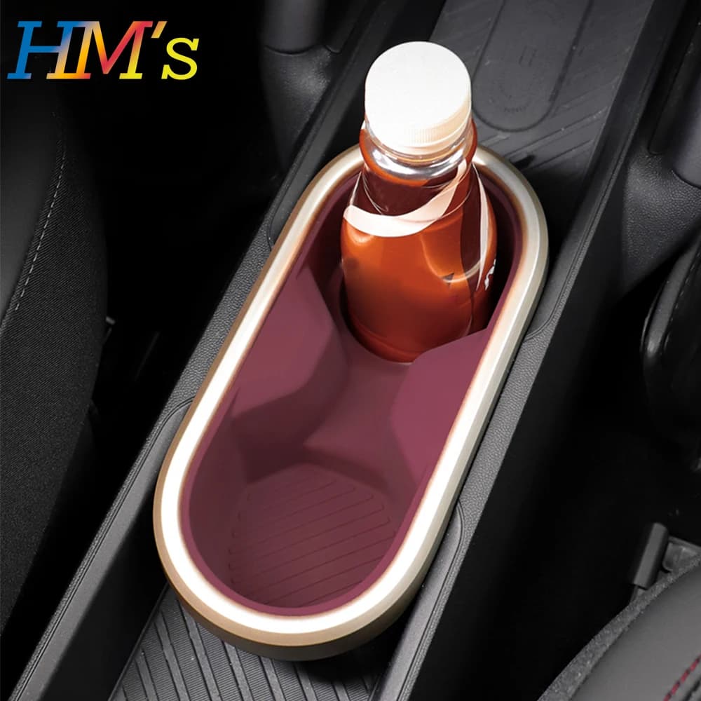 Car Silicone Water Cup Holder Mat Drink Non-slip Coaster Accessories For Mini Cooper EV J01 E SE J05 Aceman 2024 2025