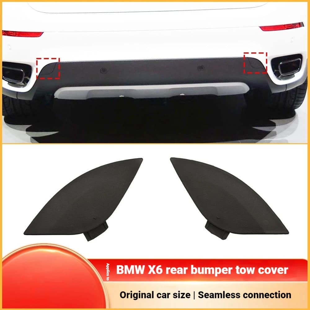 For BMW X6 Rear Bumper Trailer Cover E71 Rear Bar Traction Hook Hole Cover 51127176251