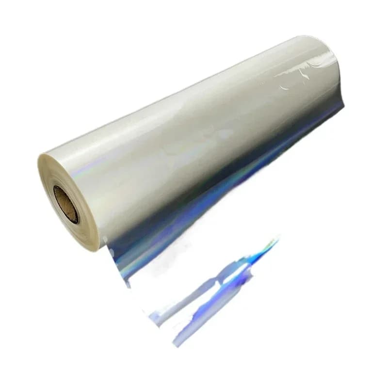 Self-adhesive decorative transparent paper holographic film