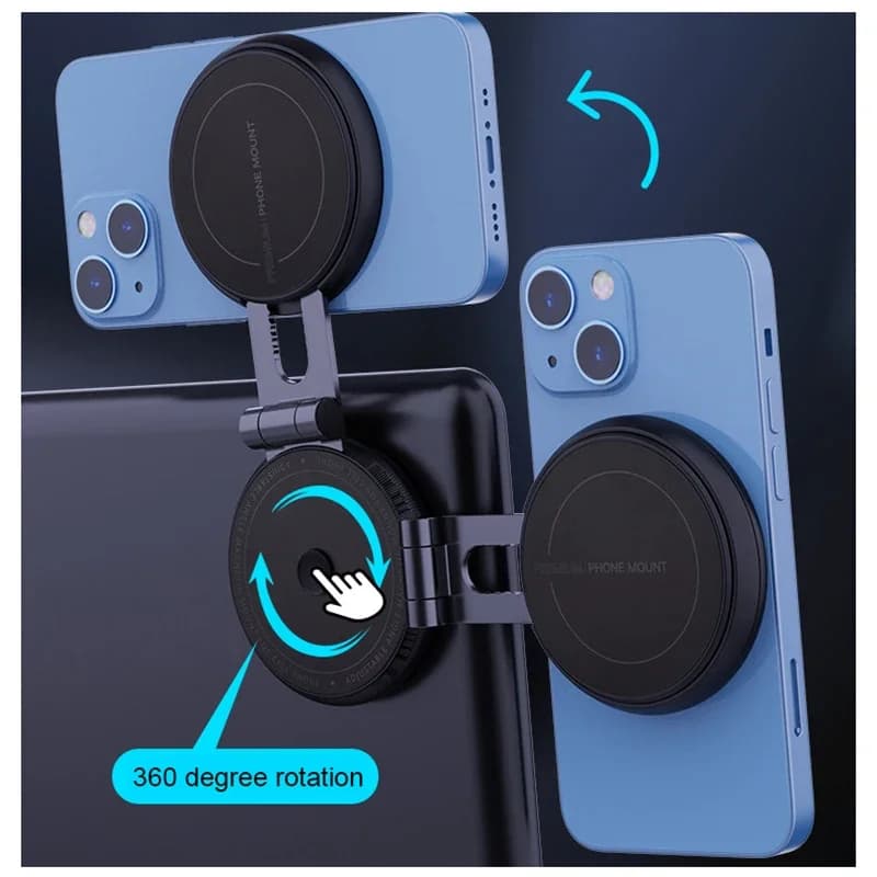 Screen Side Phone Support Holder For Tesla Model 3 Y All Series Phone Mount Adjustable Monitor Expansion Bracket Car Magnetic