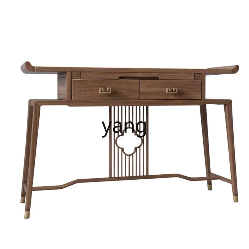 CX  solid wood new Chinese style offering table Buddhist hall Guanyin Buddhist niche God of Wealth entrance table