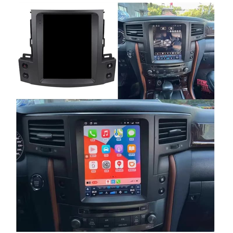 Applicable to 07 09 12 13 14 LX570 Android vertical screen car machine intelligent central control navigator