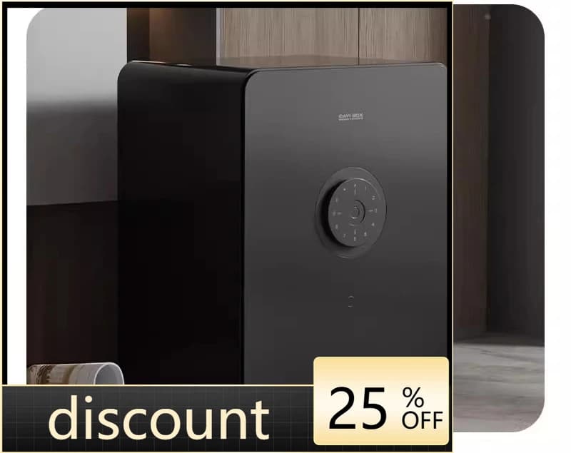 LMM household small 50CM matte full touch screen password fingerprint anti-theft all steel