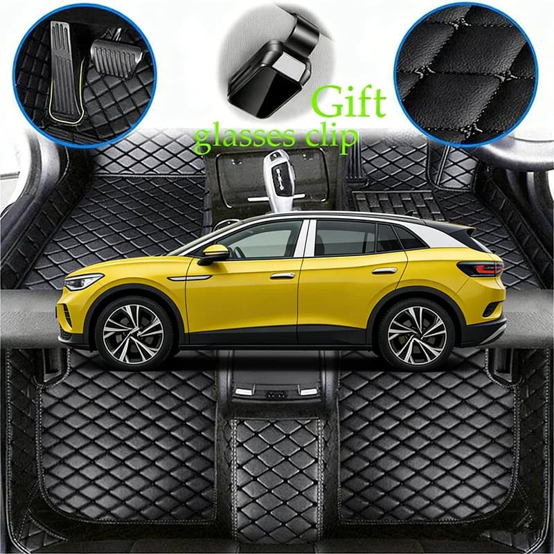 Custom For Volkswagen ID.4 X 2021-2026 EV SUV Waterproof Car Floor Mats Car Accessories Carpets Covers  Left /Right Hand Drive