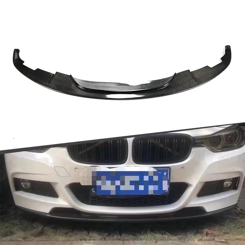 Hot Sales Carbon Fiber Body Kit JP Type Front Bumper Lip Fit For F30