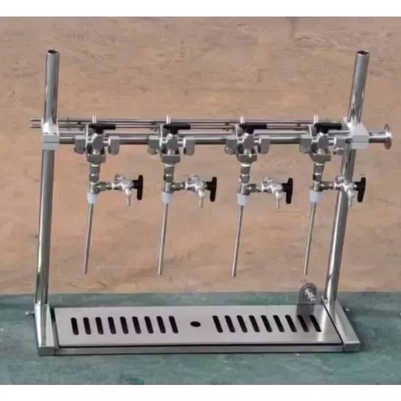 Semi-automatic Filling Machine Counter Pressure Plastic and Glass Bottle Filler