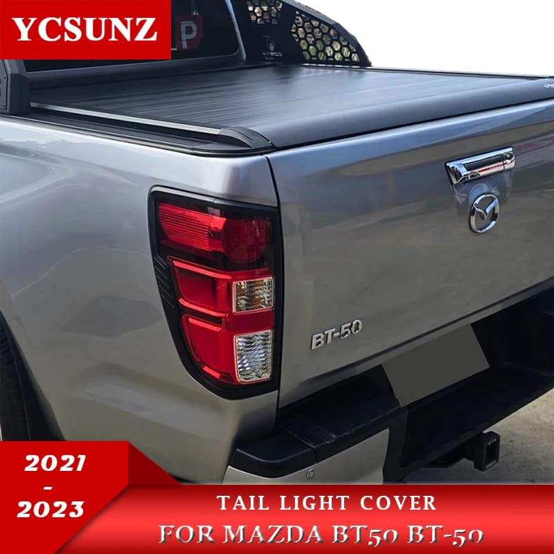 ABS Tail Light Cover Trim For Mazda BT50 BT-50 2021 2022 2023 Car Exterior Parts Accessories Double Cabin