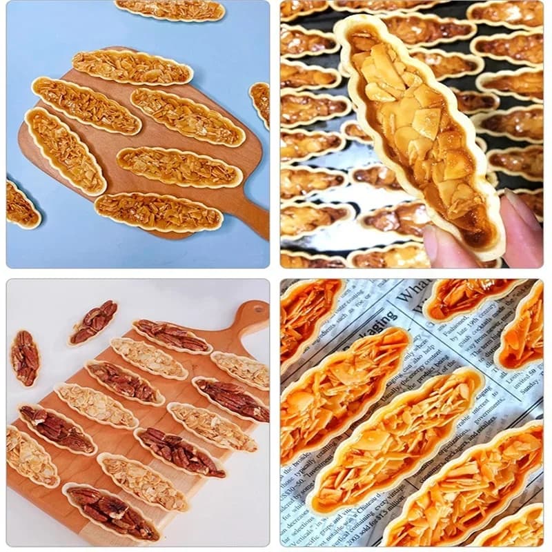 Electric Boat Shape Waffle Maker Automatic 18 PCS Waffle Maker Kitchen Non-stick Tart Making Machine