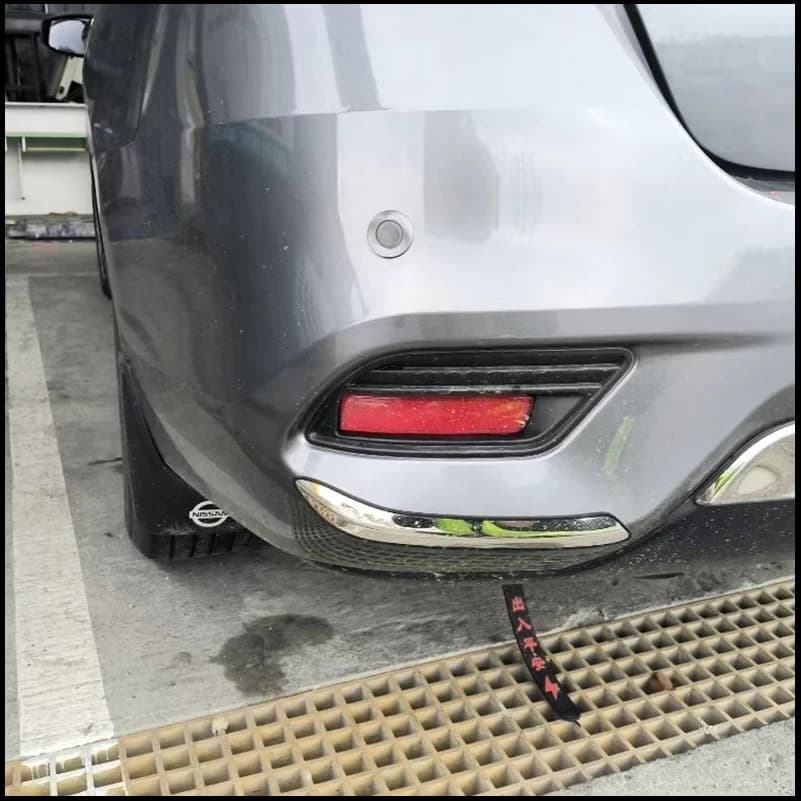 FOR Nissan Sentra 2016-2019 Both Side Bumper Lip Corner Cover Sticker Trim Strip Decorate Car Styling Auto Parts Accessories