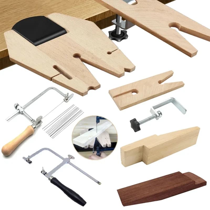 Jeweler's Saw Frame Kit with Blades Adjustable Jeweler's Precision Cutting Metal Saw Jewelry Making Tool