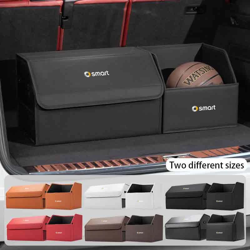 Car Trunk Storage Box Organizer Foldable Stowing Tidying Container Bag For Smart Fortwo 451 450 453 Forfour EQ Cabrio