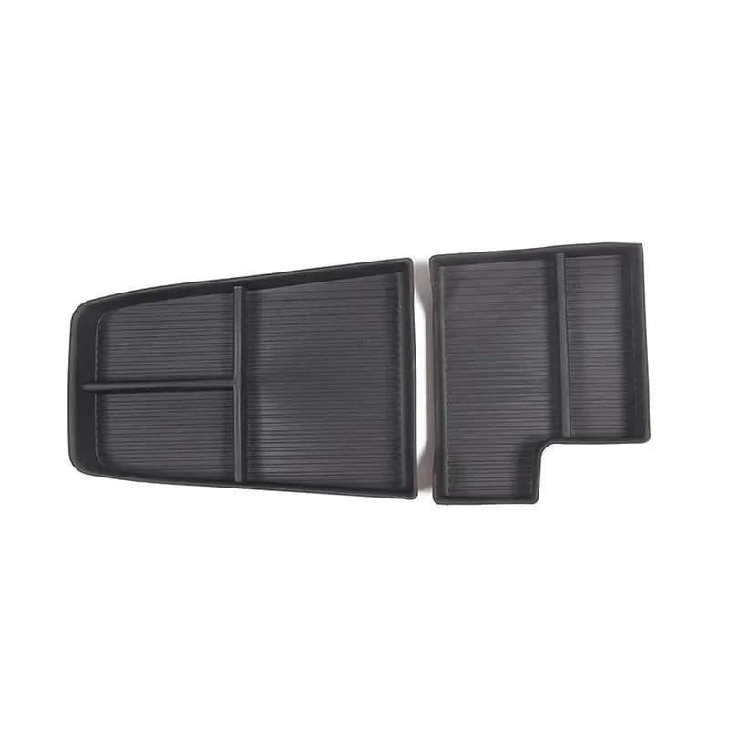 TPE Black Car Central Control Lower Storage Box Mobile Phone Tray for BMW IX1 X1 U10 U11 2023-2024 Interior Accessories