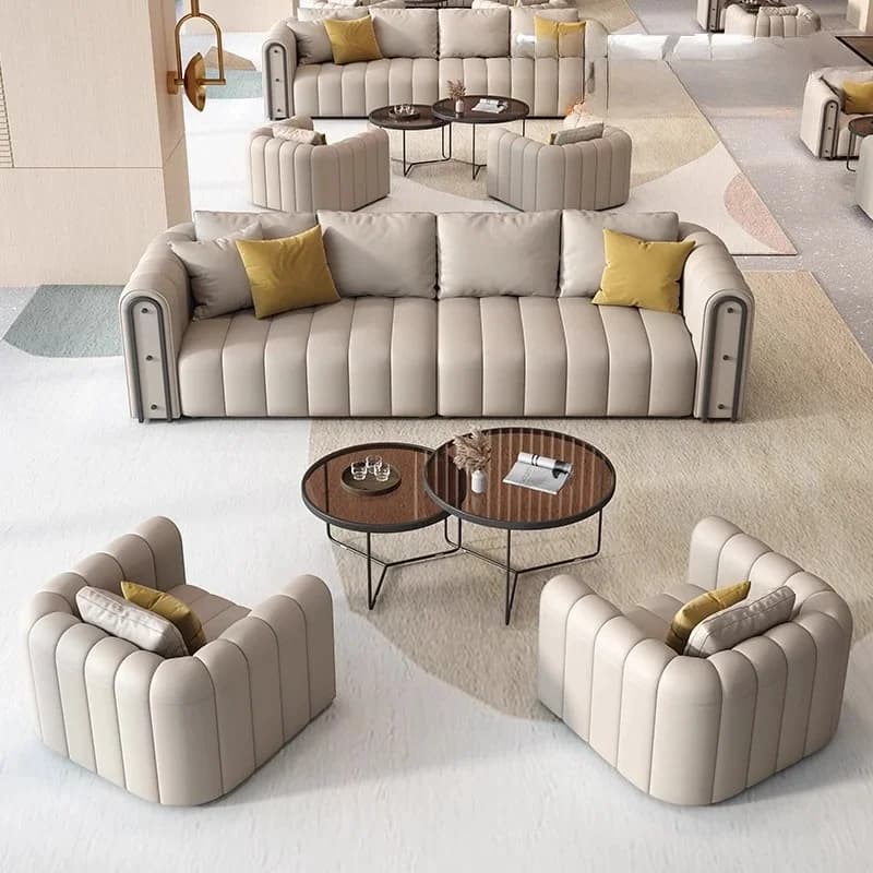Armrest Designer Lazy Lounges Living Room Sofas Daybed Modern Wooden LoungesSofas Single Chaise Canape Salon Bedroom Furniture