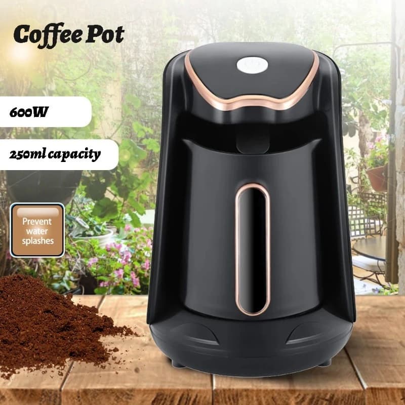 New Arrival Mini Electric Coffee Pot 250ML 600W 220V Portable Espresso Maker Multifunctional Tea Brewer Household Office