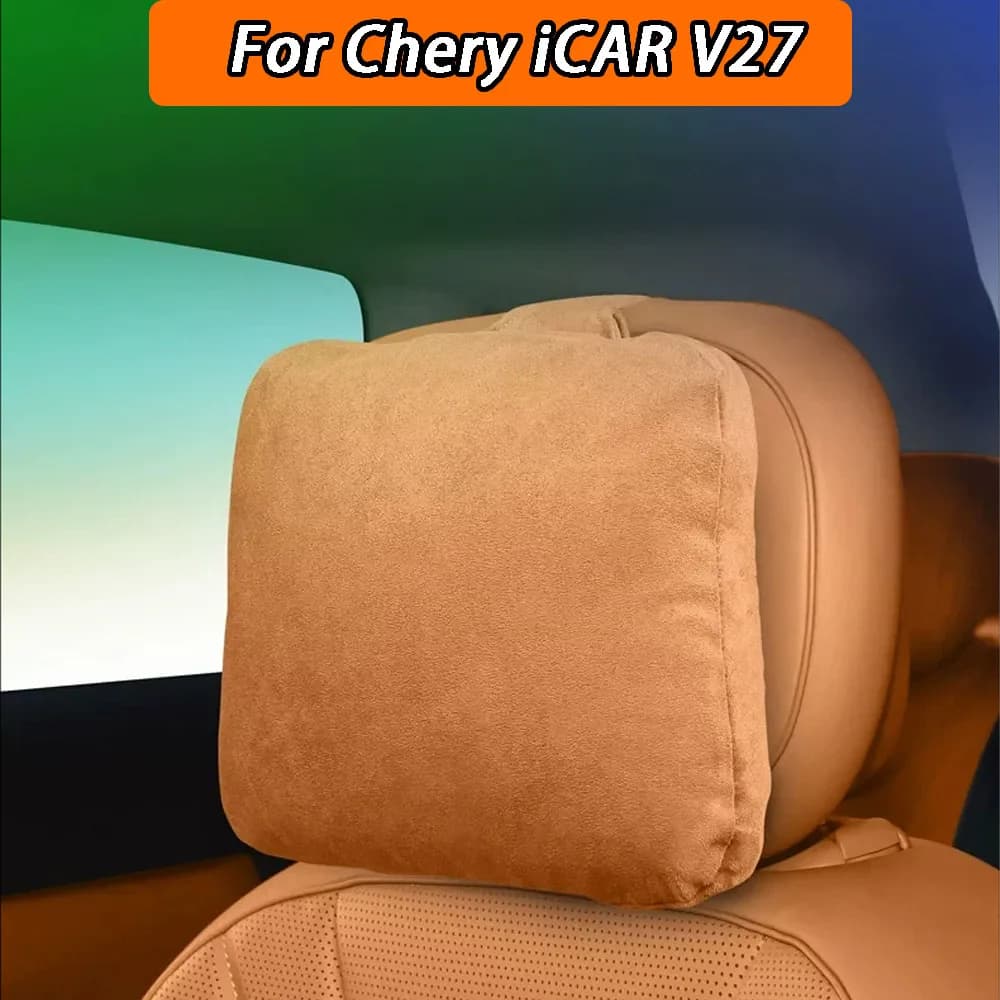 For Chery iCAR V27 2026+ Car headrest lumbar support neck protection pillow comfortable soft durable interior accessories