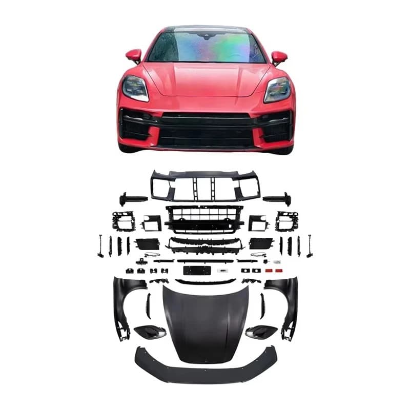 STLF Tegarry 970 Upgrade 976 Turbo Front Bumper Kit 1:1 PP Protection Decoration Full Set for Porsches Panameras 2010-2017