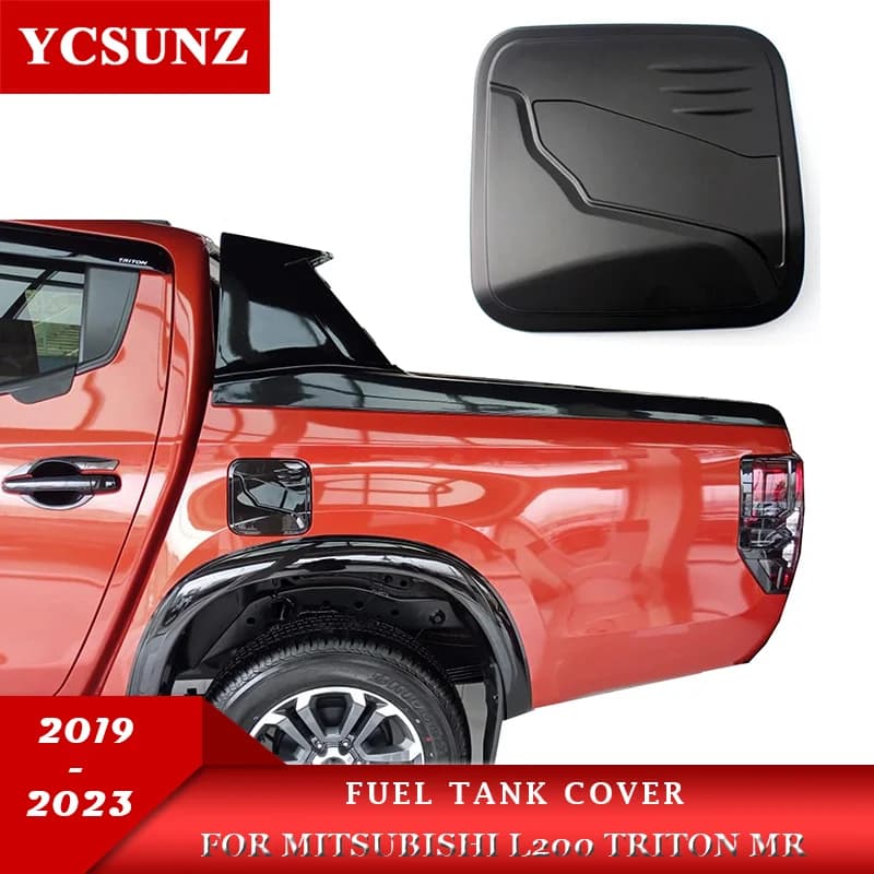 ABS Fuel Tank Cover For Mitsubishi L200 Triton MR 2019 2020 2021 2022 2023 Ram 1200 Strada Car Accessories Pickup Truck