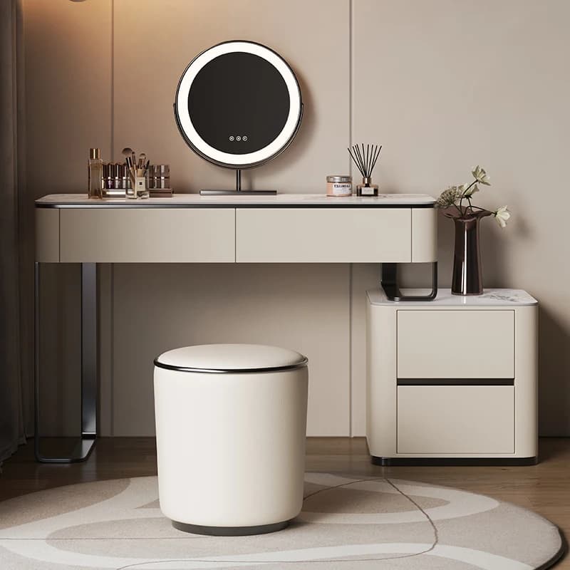 Minimalist Modern Vanity Table Chic Elegant Aesthetic Sturdy Vanity Table Trendy Classic Meuble De Chambre Bedroom Furniture