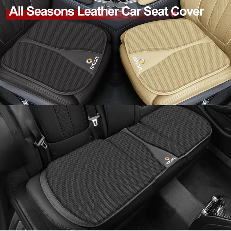 Car Seat Cushion Cover Breathable Ice Silk Soft Mats Accessories For Smart Fortwo 451 450 453 Forfour EQ Cabrio Crossblade