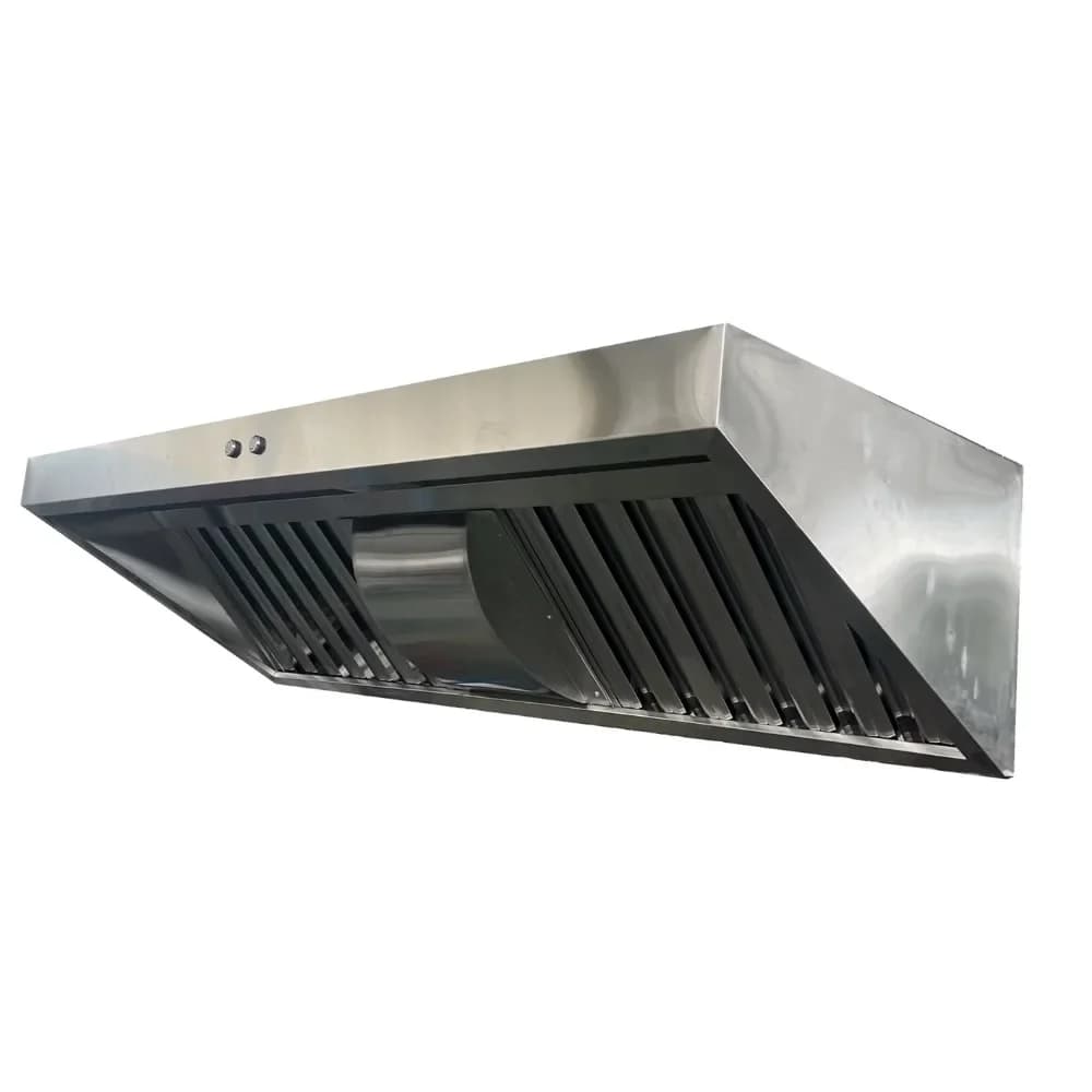 Popular Prod Food Trailer RV Uses Custom 201 Or 304 Stainless Steel Kitchen Hood Restaurant Kitchen Range Hood Hotel Range Hood