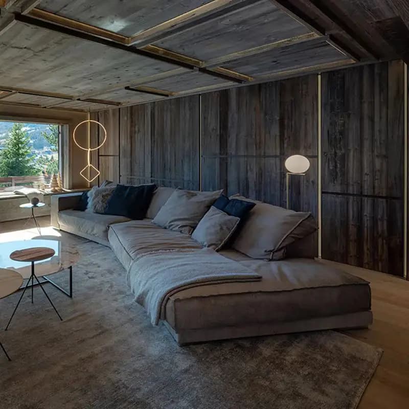 Reclining Gray Living Room Sofas Dark Vintage Nordic Corner Living Room Sofas Floor Sectional Divano Soggiorno Furniture Home
