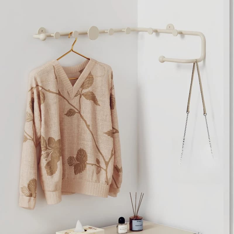 Entry, living room wall hanger, entrance, bedroom wall hanging clothes rack