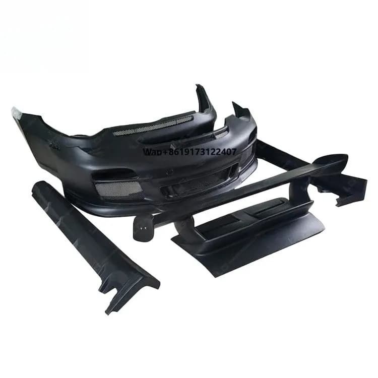 Half Carbon Fiber Body Kit for 911 997 Upgrade to GT3 Style Front Rear Bumper Side Skirts Spoiler BodyKit