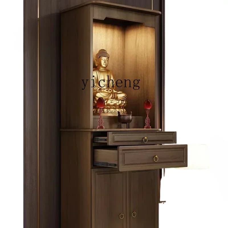 r9.2- new Chinese vertical cabinet idol offering table shrine household living room god of wealth offering table