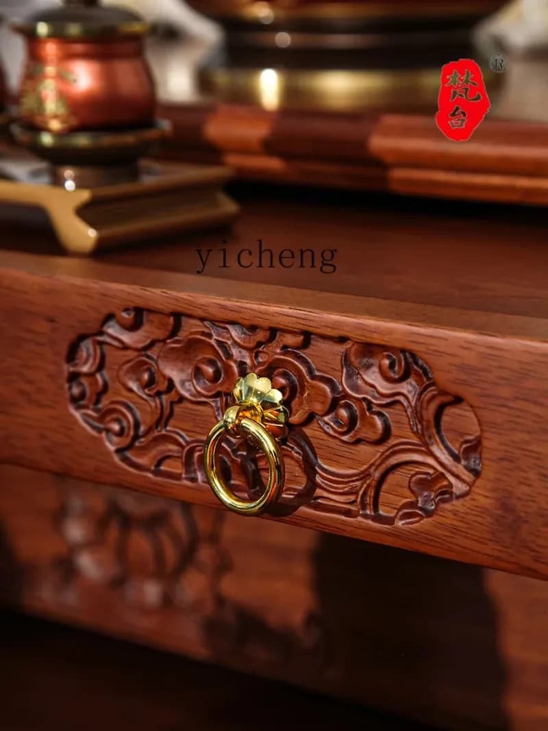 New Chinese-style Solid Wood Table Incense Case Household Shrine Simple Table Buddhist Hall Central Hall Table
