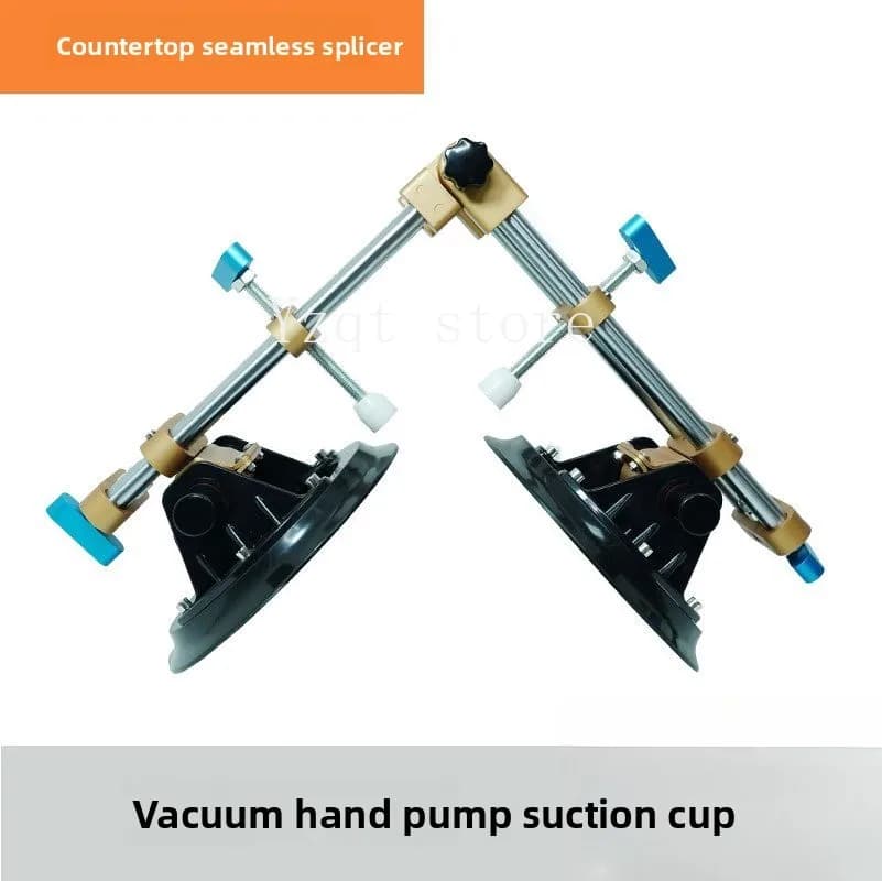 Factory direct sales 8 inch vacuum air pump suction cup large plate ceramic tile rock plate countertop seamless tensioning