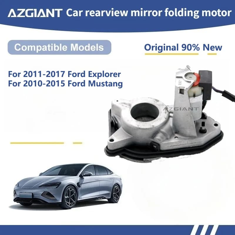 AZGIANT For 2011-2017 Ford Explorer/2011-2017 Ford Explorer Automatic Folding Metal Bracket Car Power Fold Mirror 12V Motor