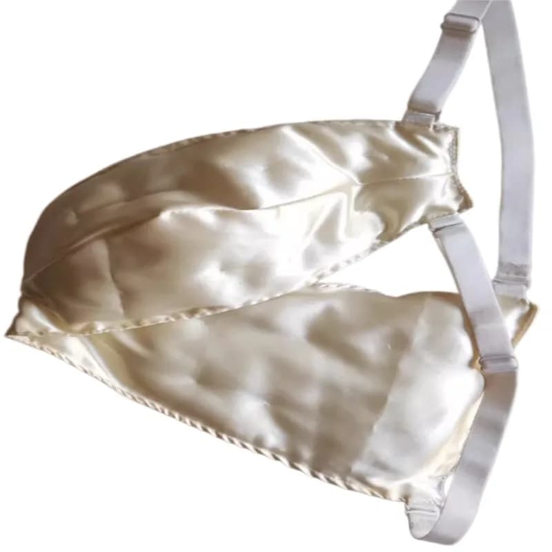 Sexy Thong Men Silk Satin Clip Cotton T-back Sanitary Belt Breathable G-string Sissy Sexy Lingerie Sleepwear Low Rise Panties