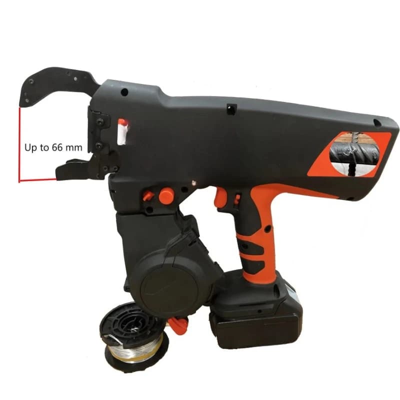 High-efficiency industrial battery-powered professional steel bar strapping machine with cutting function
