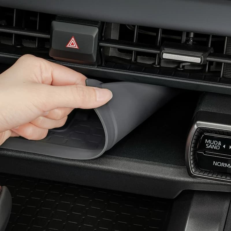 For Toyota Rav4 26 Silicone Car Center console storage box stall wireless charging table anti-slip mat Trim Interior Accessories