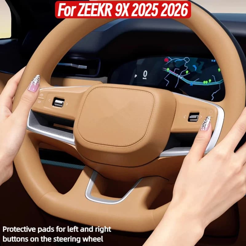 For ZEEKR 9X 2025 2026 Car Steering Wheel  Adjustment Knob Panel Control Trim  Accessories