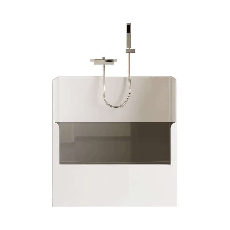 Independent artificial stone bathtub villa mansion large flat floor special indoor bath insulation