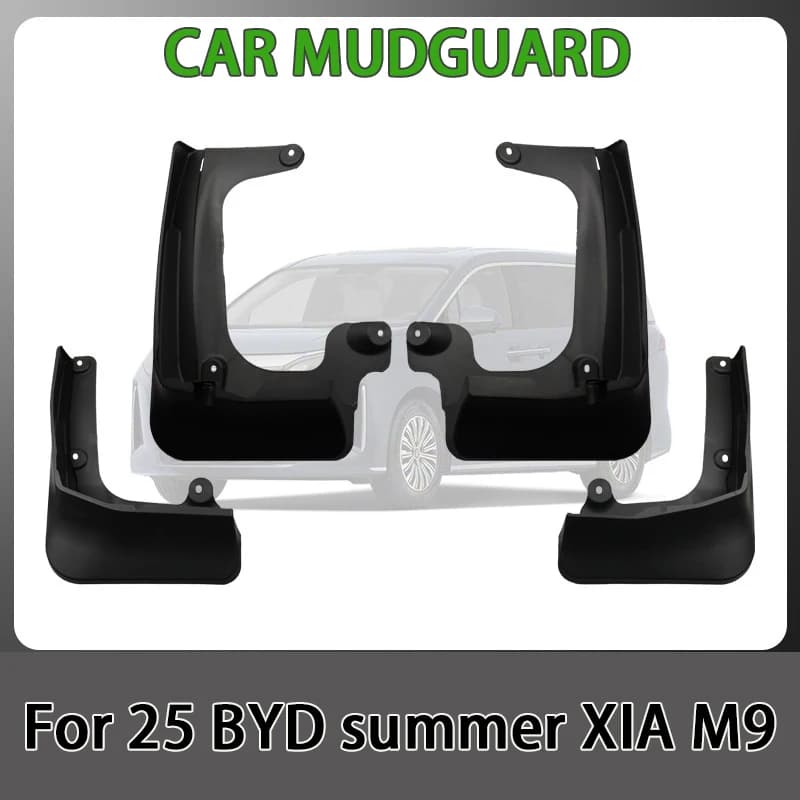 For 25 BYD summer XIA mudguard M9 mudguard car tires, mud blocking and splash prevention