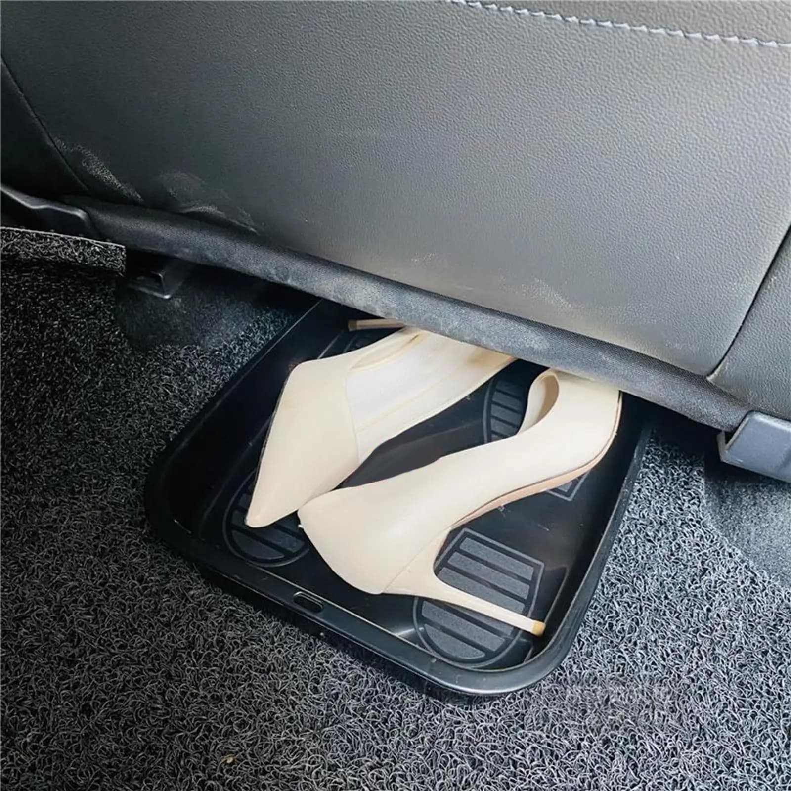 Auto Umbrella Organizer Thickened Plastic Car Storage Tray Durable Stowing Box for Universal Trunk Accessories