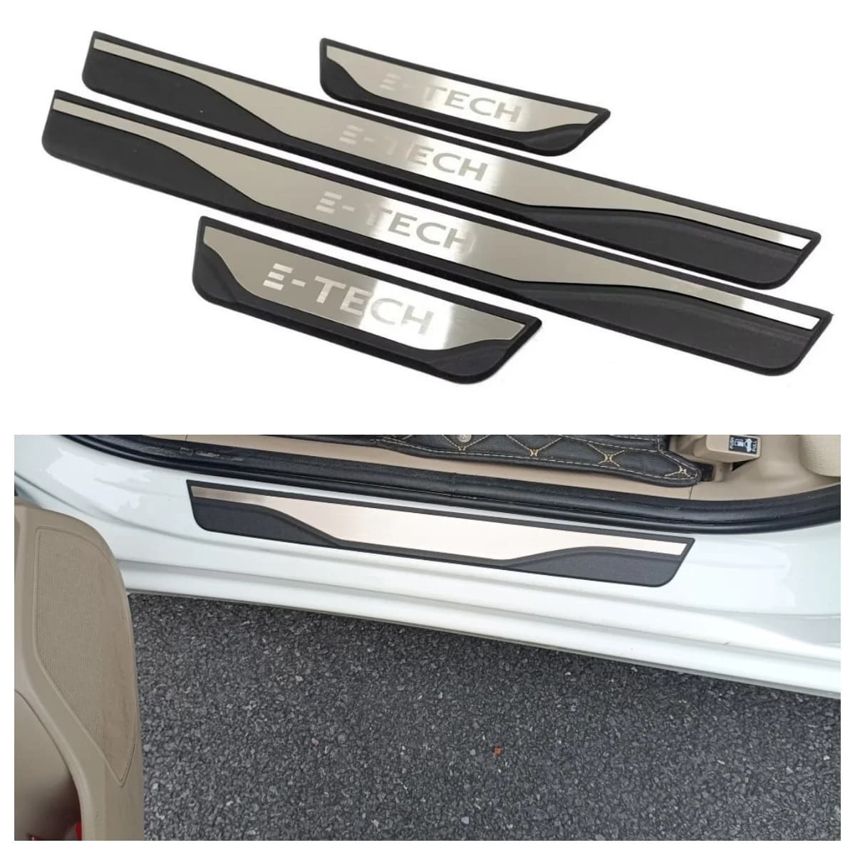 For Renault Megane Scenic Clio Captur E-Tech 2020-2026 Door Sill Plate Protector Stainless Steel Car Stickers Interior Auto Part