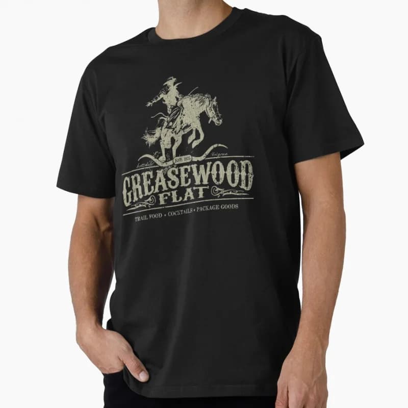Greasewood Flat Clint Eastwood Once Upon a Time in the West 1968 western movie Vintage cowboy film gift t shirt Large size Tops