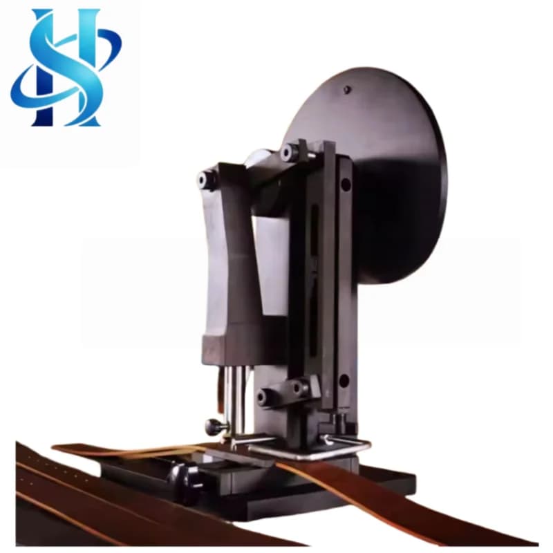 Adjustable Hand Press Watch Belt Punch Machine Bench Drilling Machine with Gear Core Components for Punching and Hole Cutting