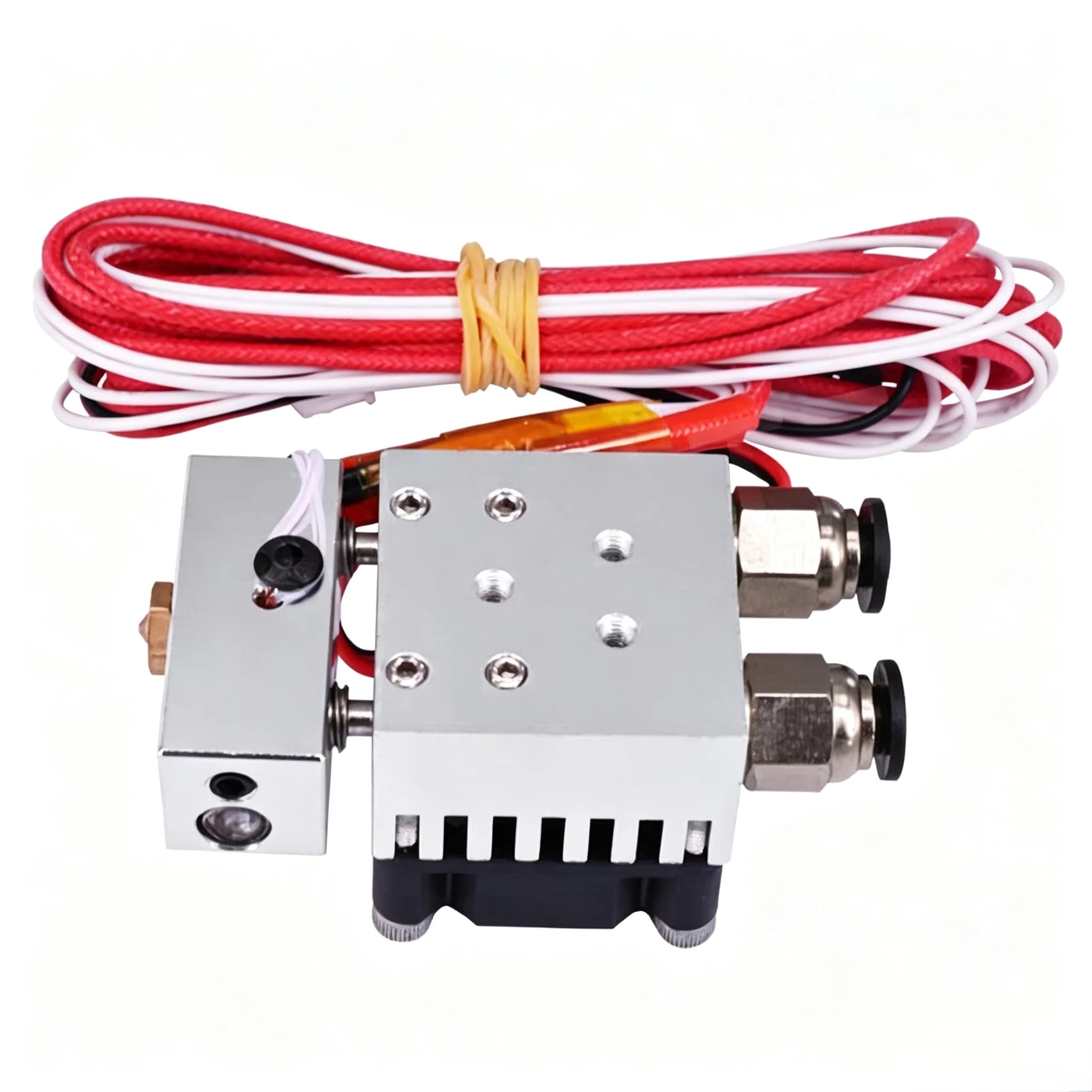 3D Printer Dual Extruder Hotend Kit 2 To 1 Mixing Color Print Head Heated Heat Break Assembly For PLA PETG ABS Filament Accessor