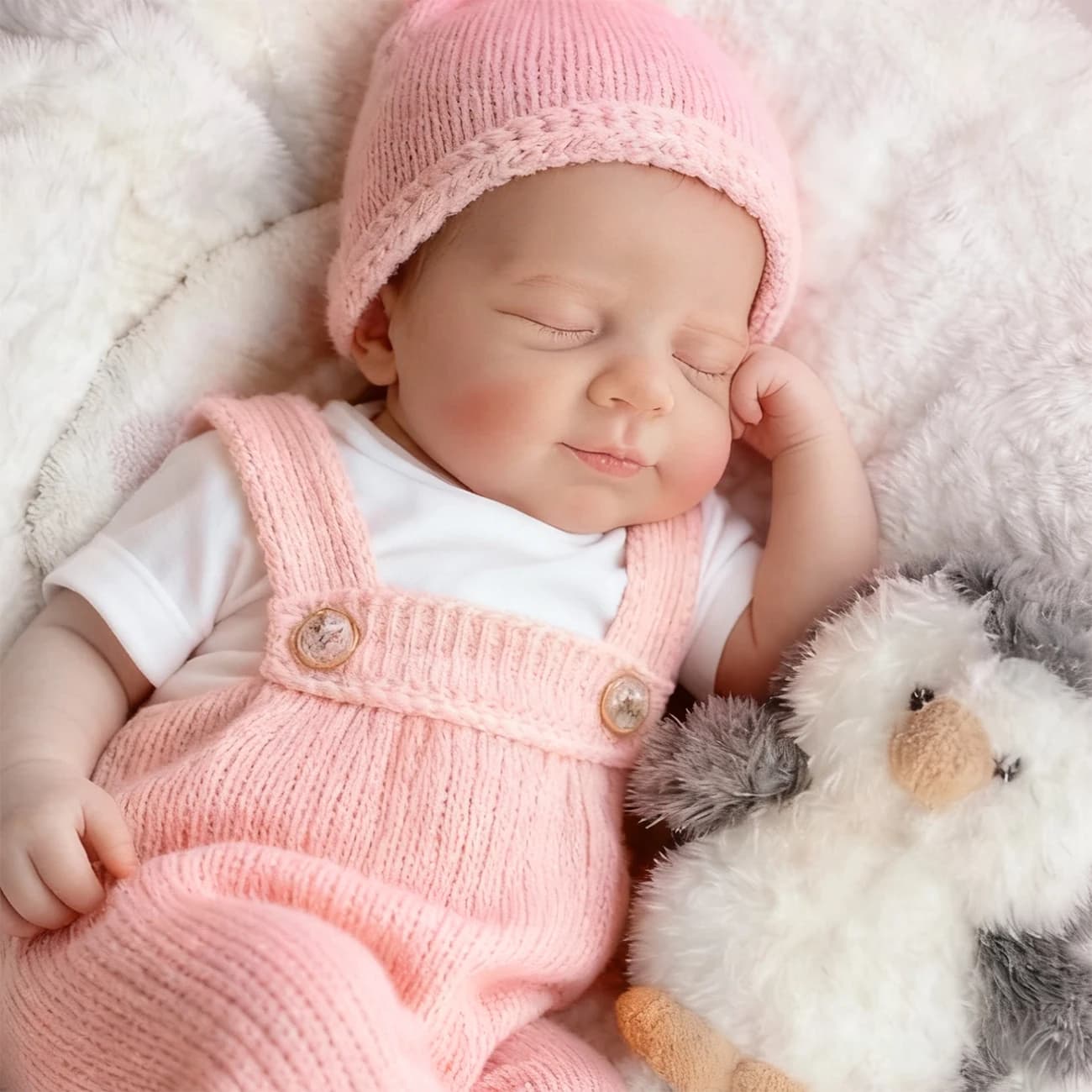 20" Lifelike Cute Soft Princess Reborn Baby Dolls Full Body Fashion Set Toddler Realistic Newborn Dolls for Girls and Boys