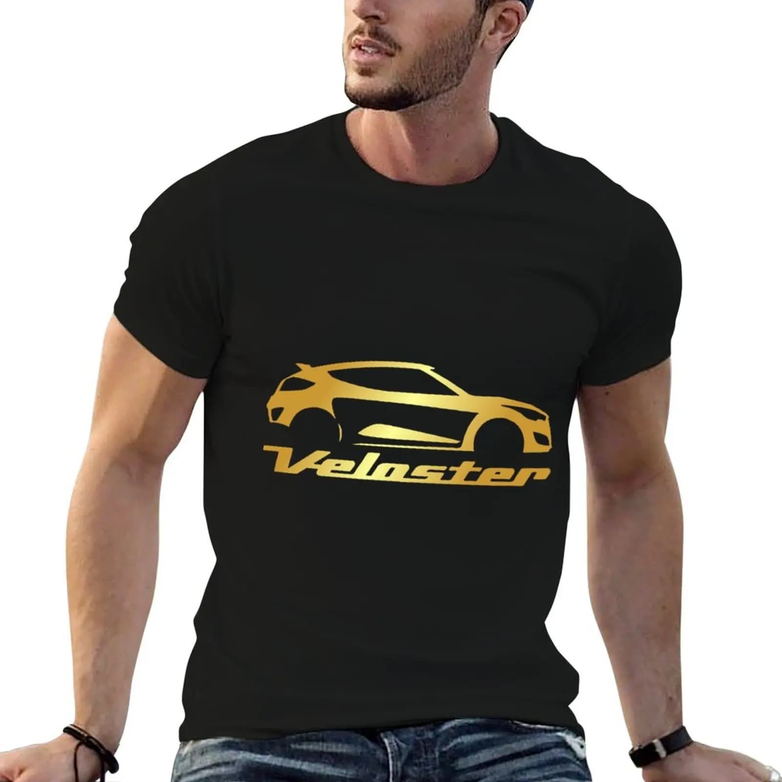 veloster gold merch T-Shirt kawaii clothes Clothing mens big and tall t shirts