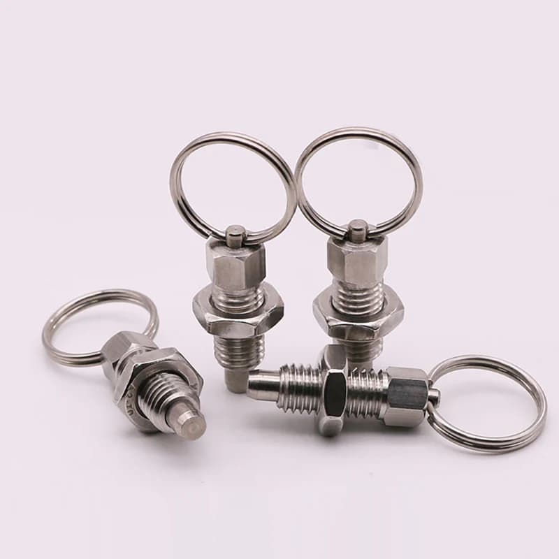 1PCS Pulling Ring Knob Plunger Dividing Spring Positioning Locking Pin Hand Held Tightening Screw Indexing Pin Accessories