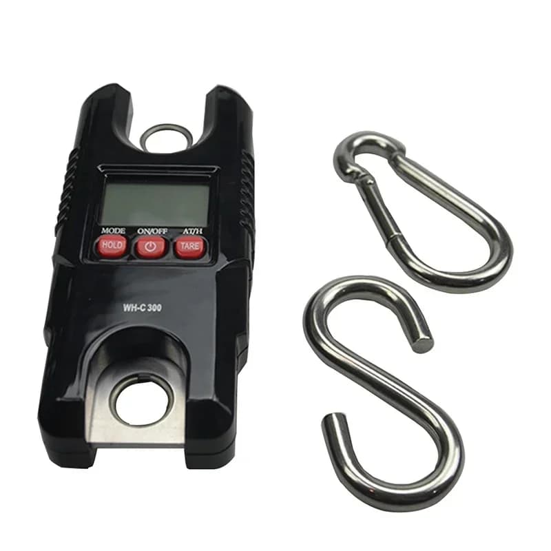 Digital Portable Mini Scale with Backlight LCD, High Accuracy Precision Hanging Hook Scale for Measuring Force