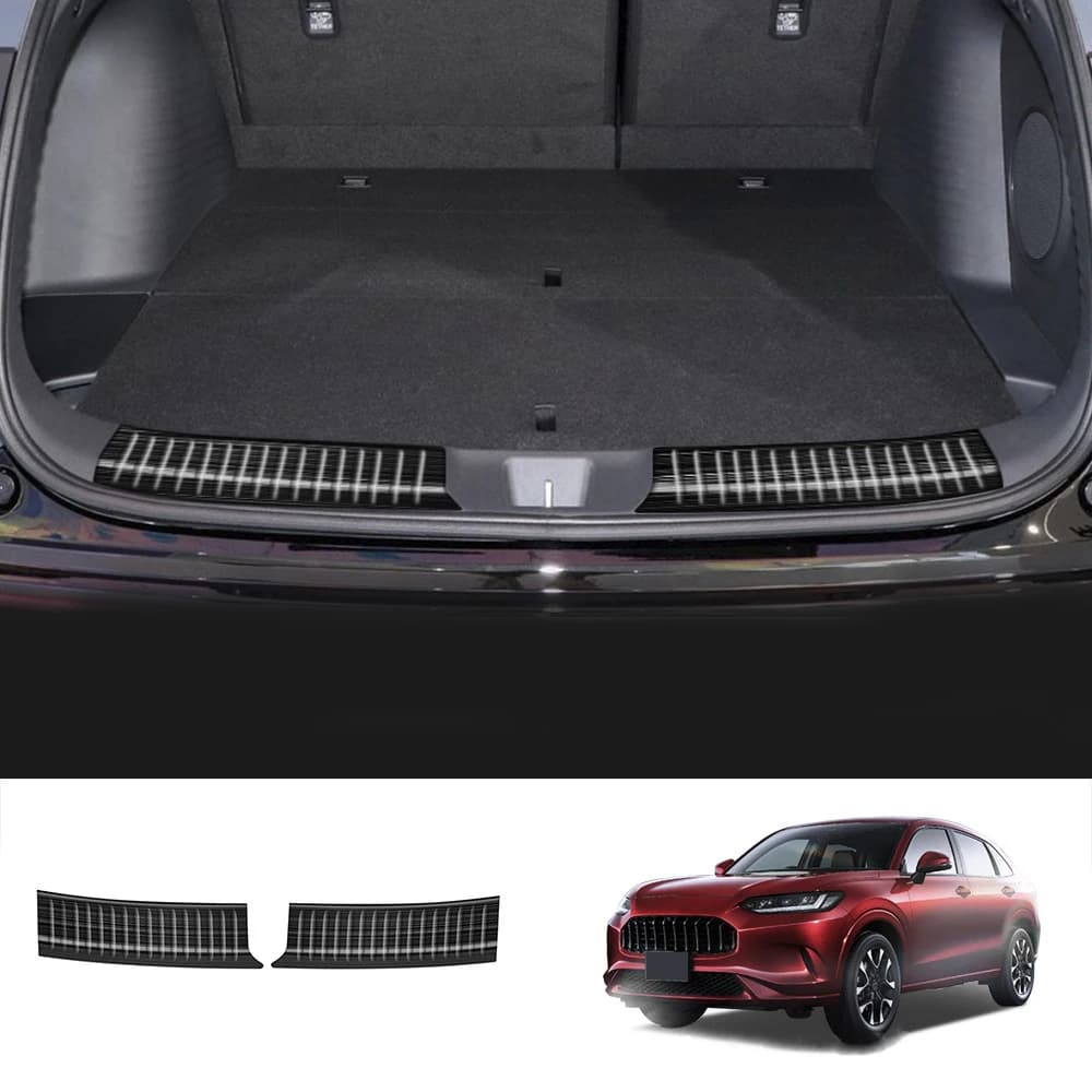 For Honda ZRV ZR-V 2022 Car Accessories Stainless Steel Trunk Door Sill Pedal Trim Protection Auto Interior Parts Stickers